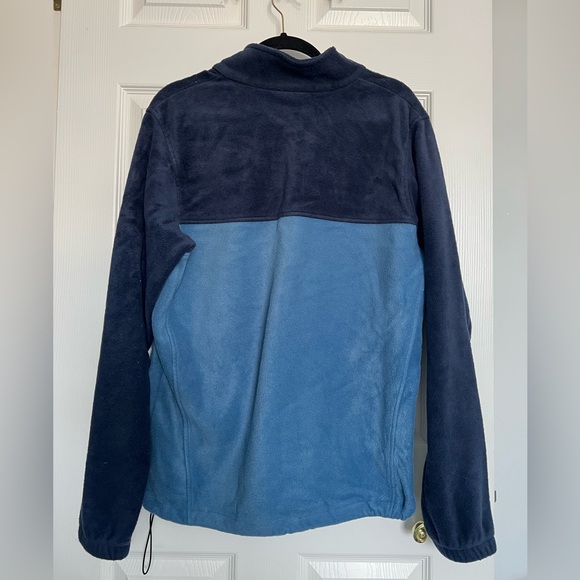Men’s Columbia Fleece Blue Quarter Zip - Picture 4 of 4